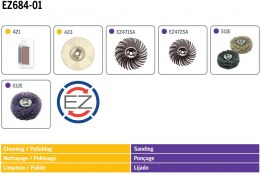 Kit de lijado y pulido EZ Lock DREMEL1